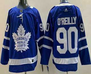 Men%27s Toronto Maple Leafs #90 Ryan OReilly Blue Authentitc Jersey